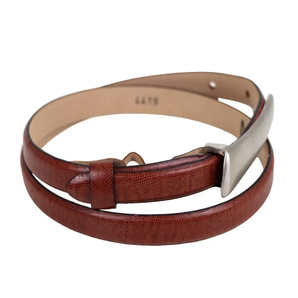 Ann Taylor TAN BROWN PEBBLED GENUINE LEATHER 3/4